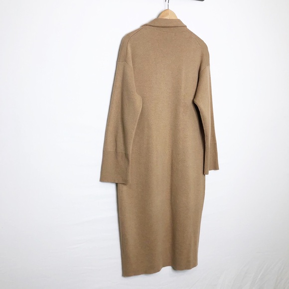 J Crew tan Longline Cardigan Coat - Picture 4 of 12